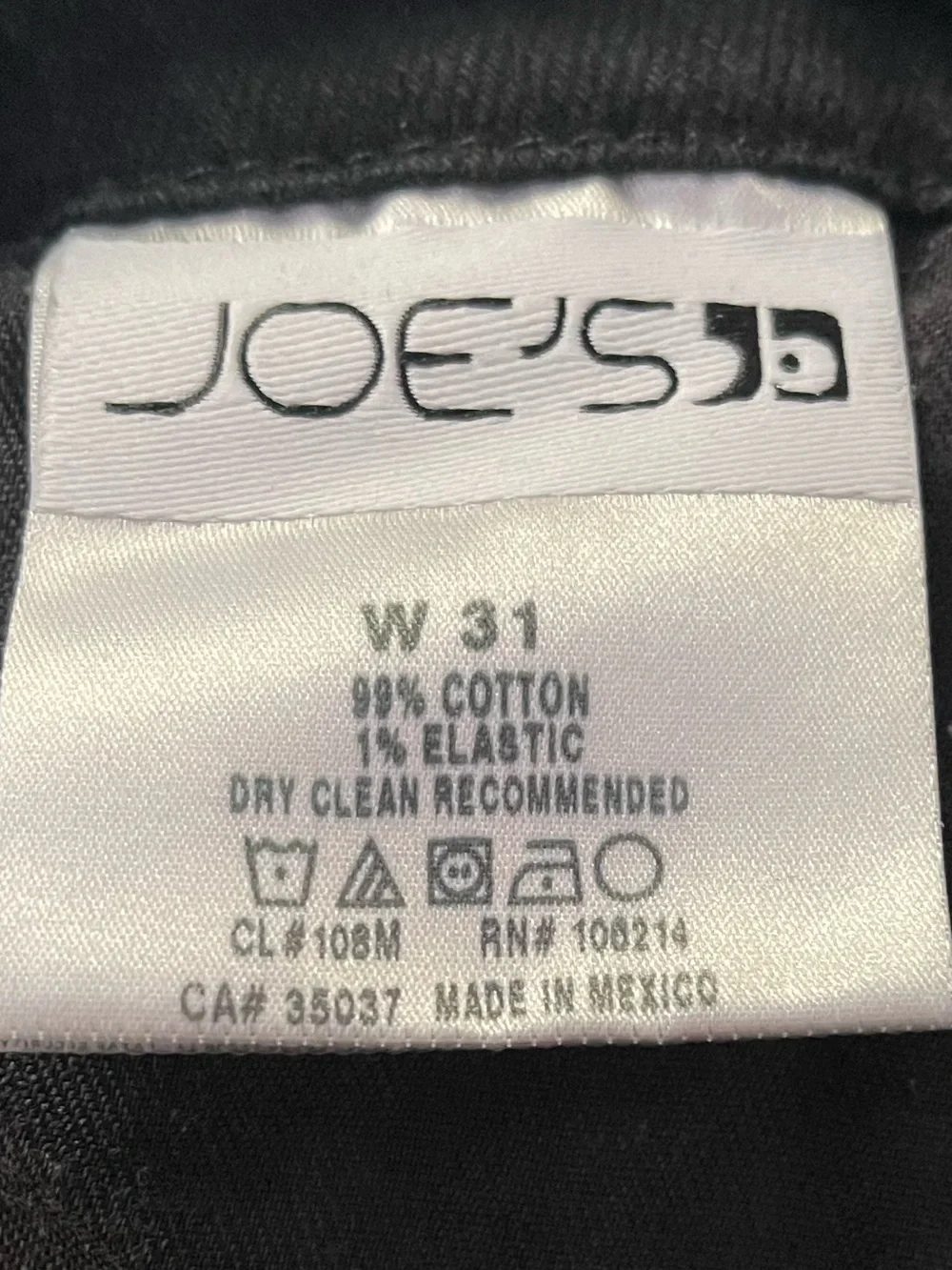 Joes Jeans Black Denim Keith Wash Boot Cut Size 31 Faded Cowgirl Y2K Vibes